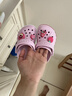 卡骆驰（CROCS）贝雅卡骆班儿童洞洞鞋沙滩鞋男女童包头拖鞋/207018/207019 芭蕾粉/糖果粉-6TG 24 (140mm) 实拍图