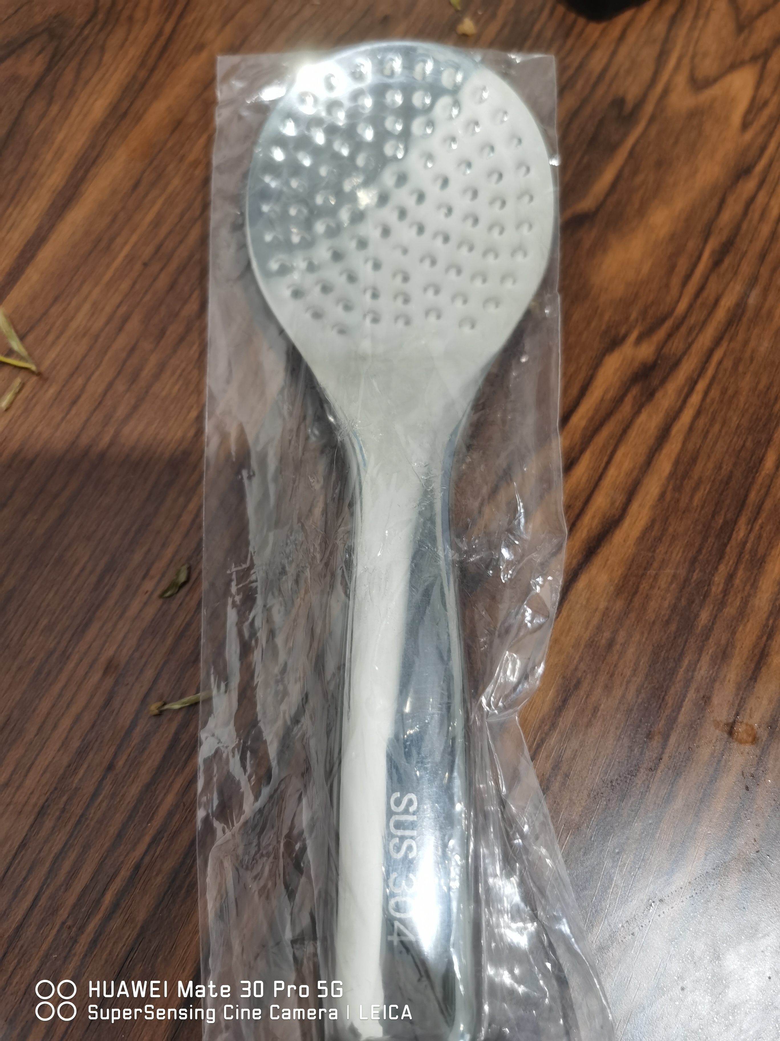京冇食品级304不锈钢饭勺 一体成型加厚可立 家用防粘电饭煲盛饭勺 实拍图
