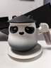 尚言坊熊猫文创茶杯茶水分离杯个人泡茶杯高档陶瓷伴手礼男生生日礼物 实拍图