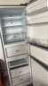 美的238升三门冰箱灰色小型风冷家用变频一级能效宿舍租房以旧换新小冰箱MR-249WTPE【国家补贴】 实拍图