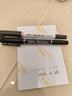斑马牌（ZEBRA）YYTS5黑色油性记号笔粗细双头速干笔学生美术绘图画勾线签字笔高颜值办公文具 1支 实拍图