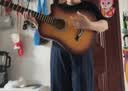 维卡斯（WEIKASI）民谣吉他初学者木吉他单板新手入门练习琴guitar吉它学生男女乐器 38英寸日落色+礼包【初学推荐】 实拍图