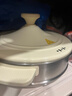 美的（Midea）电炒锅 电蒸锅 电煮锅 家用多功能电火锅 煎炒蒸煮炒菜锅 4L多用途锅一体宿舍锅 HCG2816 配蒸笼 实拍图