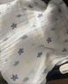 洁丽雅（Grace）A类纯棉婴儿纱布浴巾男女宝宝洗澡巾新生儿用品大毛巾被110*110cm 实拍图