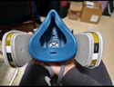3M7502硅胶防毒面具口罩防尘防有机气体农药喷洒化工喷漆 7件套 实拍图
