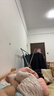 全品屋晾衣架落地不锈钢免安装家用室内户外折叠晾衣杆移动挂衣架晒被子 加固款【双杆】1.6米可伸缩+礼包 实拍图