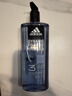 阿迪达斯（adidas）沐浴露男士专用洗发水洗面奶三效合一 游泳去氯清凉 热情600ml 实拍图