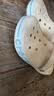 卡骆驰（CROCS）贝雅卡骆班洞洞鞋轻便耐磨一脚蹬男休闲鞋女鞋时尚沙滩鞋|205089 冬日白/彩色-1LI(含智必星) 43 (270mm) 实拍图