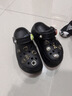 卡骆驰（CROCS）檀健次同款经典泡芙洞洞鞋百舒适男沙滩鞋女鞋休闲鞋|207521 黑色-001(含智必星) 35 (210mm) 实拍图