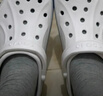 卡骆驰（CROCS）贝雅卡骆班洞洞鞋轻便耐磨一脚蹬休闲鞋女鞋时尚沙滩鞋|205089 冬日白/彩色-1LI 37 /38(230mm) 实拍图