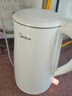 美的（Midea）【价保618】电热水壶烧水壶1.7L304不锈钢0涂层双层隔热自动断电1500W养生冲奶 MK-SH17M130 实拍图