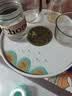 初伍茶盘家用办公会客国潮风茶具茶托盘圆型客厅陶瓷功夫茶台干泡盘 实拍图