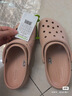 卡骆驰（CROCS）贝雅卡骆班洞洞鞋轻便耐磨一脚蹬休闲鞋女鞋时尚沙滩鞋|205089 深蓝/辣椒红-4CC 40 (250mm) 实拍图