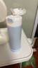 膳魔师（THERMOS）儿童水杯吸管保温保冷杯上学可用大容量手提畅吸杯简约商务TCKL 实拍图