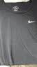 耐克男子速干训练背心夏季无袖运动圆领柔软NIKE DRI-FIT AR6070 010黑/(白) XL 实拍图