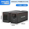 飞利浦【3C认证可上飞机】户外移动电源100W（瓦）功率220V逆变AC接口手机电脑露营便携充电宝旅行版 实拍图
