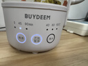 北鼎（Buydeem）【无胶水】养生壶电水壶迷你养生杯办公室保温电热水壶煮茶器 K32燕麦白（不含萃取篮） 实拍图