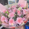 馨仪鲜花速递玫瑰向日葵康乃馨花束生日礼物全国同城配送 康乃馨玫瑰混搭花束 实拍图