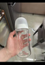 贝亲（Pigeon）玻璃奶瓶宽口径防胀气240ml L号奶嘴 6月+ AA188  实拍图