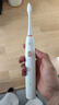 博皓（prooral）声波电动牙刷男女士专用成人电动牙刷情侣 自动牙刷智能电动牙刷便携正畸软毛刷头 升级T39 月牙白 实拍图
