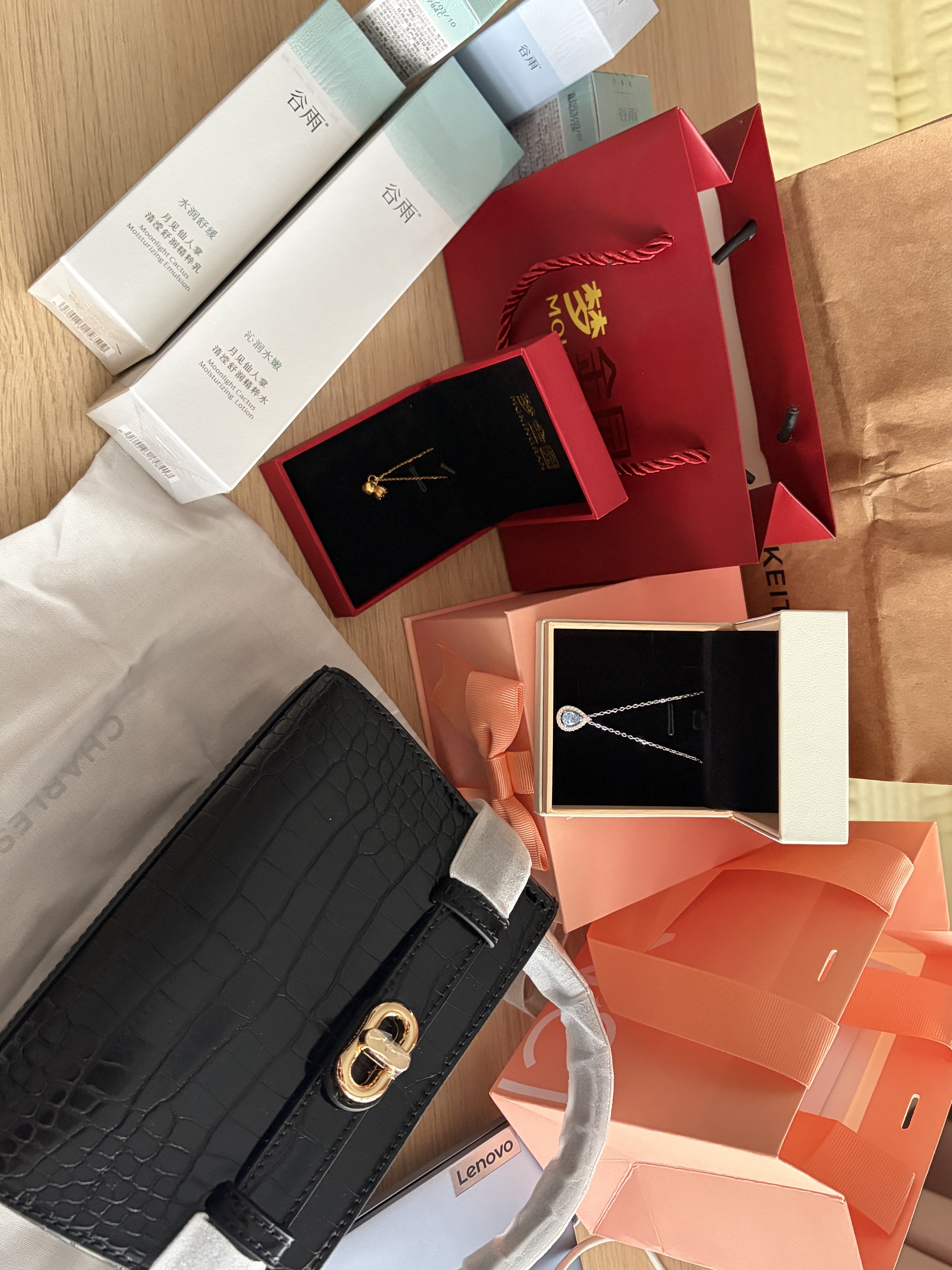 梦金园黄金吊坠好事连连硬足金莲蓬柿子项链挂坠手链女款生日礼物 实拍图