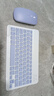 【京东物流】蓝牙无线键盘适用苹果iPad可充电华为MatePad联想pro安卓手机iOS外接键盘M6静音打字 蓝牙键盘+充电款鼠标+充电线【熏衣紫】 实拍图