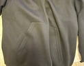 真维斯（Jeanswest）卫衣男女连帽2025春秋款日系拉链开衫外套宽松运动外套重磅连帽衫 黑色 L (推荐110斤-125斤左右) 实拍图