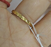 周六福碎碎冰冰足金999黄金戒指女生日礼物计价A0113247 15号 约1.9g 实拍图