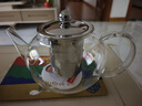 金灶（KAMJOVE） 玻璃泡茶壶耐高温304不锈钢过滤花茶壶飘逸杯煮茶壶简约式茶艺壶 A-08【800mL】 实拍图