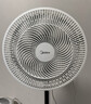 美的（Midea）【飓风节能】七叶柔风立式电风扇/家用轻音落地扇/台式小型风扇/大风力遥控定时摇头风扇 SAH35BSJ 实拍图