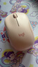 罗技（Logitech）M221轻音鼠标 无线鼠标 办公鼠标 对称鼠标 带无线微型接收器 茱萸粉 实拍图