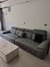 艾优尚沙发 劳伦斯真皮沙发高靠背可调节头枕意式极简现代直排沙发组合 1.8米直排(送方凳*4) 全包裹2.3mm头层牛皮 实拍图