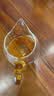 一品工坊台湾公道杯高硼硅玻璃公杯纯手工加厚大号分茶器茶海茶道茶具配件 黄把280ML【小巧型】 实拍图