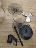 美的（Midea）【金属铝片】工业电风扇/飓风落地扇/空气通风金属扇/牛角扇/立式电风扇/大风力宿舍扇 FES45-20A 实拍图