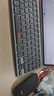 联想（Lenovo）无线蓝牙键盘鼠标套装可充电轻薄便携商务办公电脑iPad平板mac通用剪刀脚无线键盘无线键鼠套装 P211-灰黑色-键鼠套装【键鼠共用1个接收器】 无线蓝牙双模 实拍图
