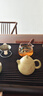 藏壶天下 宜兴紫砂壶 纯手工精品刻绘茶壶功夫茶具原矿本山段泥龙蛋茶壶 龙蛋壶 200ml 实拍图