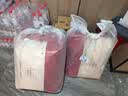 然牌被子褥子全套一整套八件 四件套加被芯和枕芯被芯5斤1.8米床浅灰 实拍图