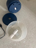 绞肉机小型打蒜器家用绞蒜切蒜器多功能辅食料理机电动蒜泥神器蒜蓉机自动切菜机压蒜器 宝蓝色- 0.26L （升级大电机） 实拍图