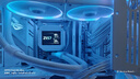 九州风神（DEEPCOOL）冰域240白色水冷散热器/PWM智能调速水泵/支持MP4视频/ARGB星环风扇 实拍图