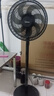美的（Midea）【超级单品】七叶轻音立式电风扇家用柔风落地扇台式桌面小型风扇大风量节能摇头宿舍电扇 SAF30AB 实拍图
