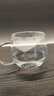 富光花茶杯 男女士茶水分离杯子 双层办公泡茶玻璃杯带把高硼硅水杯 实拍图