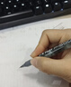 百乐（PILOT）【热门商品】P500黑色中性笔签字笔水笔0.5直液式走珠笔办公文具套装刷题笔高颜值学生考试笔 3支 实拍图