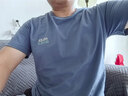 班尼路（Baleno）短袖t恤男220G重磅夏季潮流大码透气圆领上衣青少年宽松纯棉短t 实拍图
