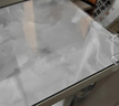 铭聚布艺（MINGJU）桌布 软玻璃无味加厚PVC餐桌垫防水防油水晶板定制茶几垫60*120cm 实拍图