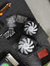 先马（SAMA）冰晶1S 12cm机箱散热风扇 液压轴承/三色定彩/轴心发光/LED散热风扇/安静低噪音/大4D接口 实拍图