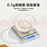 京东京造电子秤 厨房秤克重称食物秤烘焙家用0.1g/3kg（配2节7号电池） 实拍图