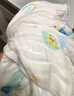 全棉时代 婴儿浴巾 新生儿童6层水洗纱布浴巾宝宝纯棉 狮子飞机蓝95*95cm 实拍图