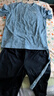 左西男童夏装套装2026新款夏季儿童短袖速干运动服男孩衣服 蓝色 150 实拍图