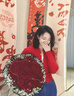 来一客520情人节鲜花速递99朵红玫瑰花束礼物表白送女友全国同城配送 99朵红玫瑰女神款 实拍图
