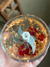 绞肉机小型打蒜器家用绞蒜切蒜器多功能辅食料理机电动蒜泥神器蒜蓉机自动切菜机压蒜器 蓝色升级款 0.26L 加厚玻璃杯 6页刀 实拍图